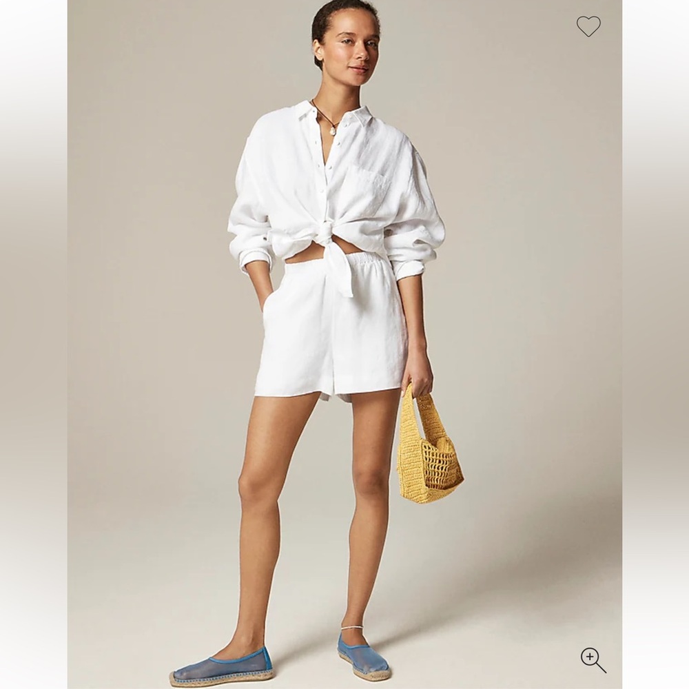 J. Crew Tropez Short In Linen